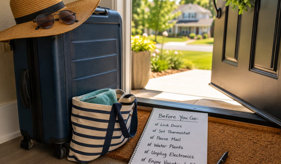 20 Things To Do Before Leaving on  Vacation
